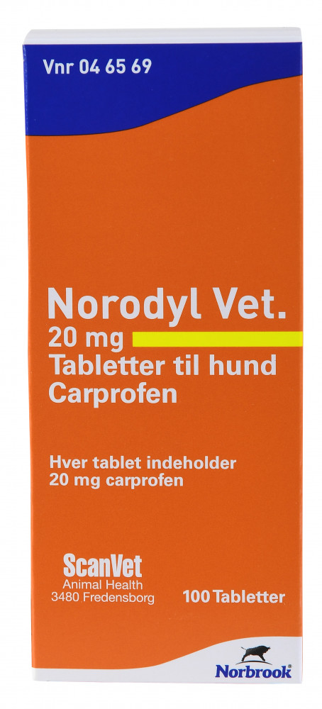 - Norodyl Vet. mg - 1 x 100 stk. - VNR 046569